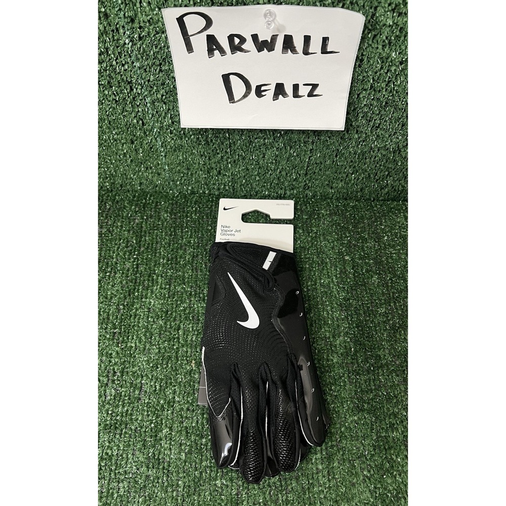 Nike Vapor Jet 8.0 Football Receiver Gloves Adult Size 2XL Black White Brand New